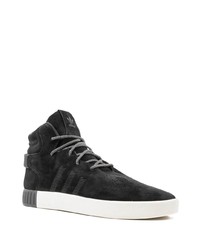 schwarze hohe Sneakers aus Wildleder von adidas