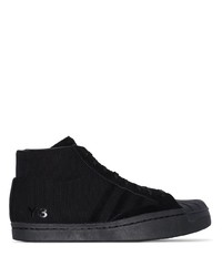 schwarze hohe Sneakers aus Wildleder von Y-3
