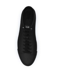 schwarze hohe Sneakers mit Schlangenmuster von Swear