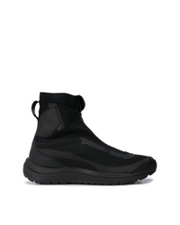 schwarze hohe Sneakers von 11 By Boris Bidjan Saberi