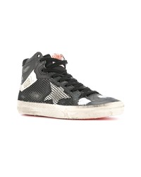 schwarze hohe Sneakers von Golden Goose Deluxe Brand