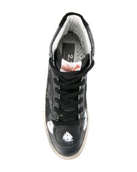 schwarze hohe Sneakers von Golden Goose Deluxe Brand