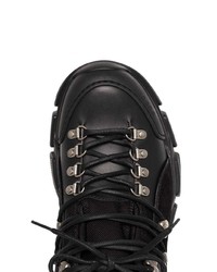 schwarze hohe Sneakers von Gucci
