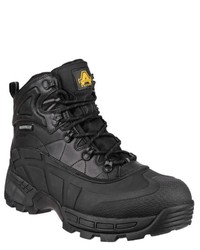 schwarze hohe Sneakers von Amblers Safety