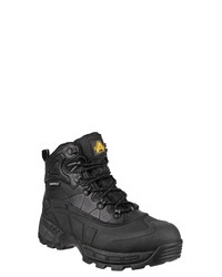 schwarze hohe Sneakers von Amblers Safety