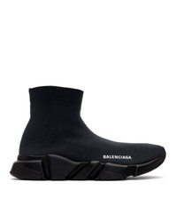 schwarze hohe Sneakers von Balenciaga