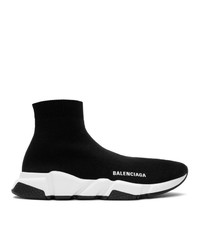 schwarze hohe Sneakers von Balenciaga