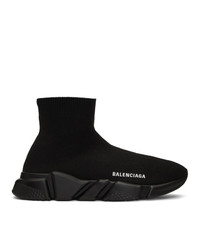 schwarze hohe Sneakers von Balenciaga