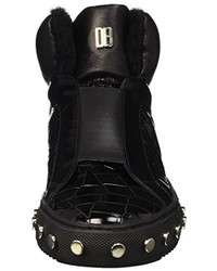 schwarze hohe Sneakers von Bikkembergs