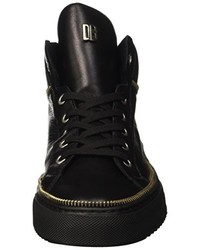 schwarze hohe Sneakers von Bikkembergs