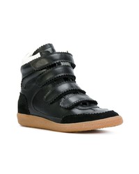 schwarze hohe Sneakers von Isabel Marant