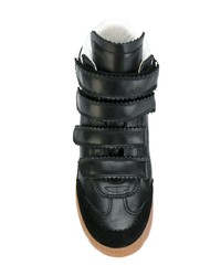 schwarze hohe Sneakers von Isabel Marant