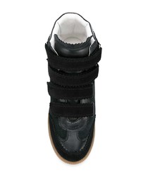 schwarze hohe Sneakers von Isabel Marant