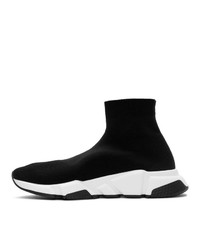 schwarze hohe Sneakers von Balenciaga