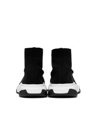 schwarze hohe Sneakers von Balenciaga