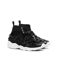 schwarze hohe Sneakers von Asics