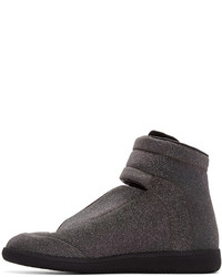 schwarze hohe Sneakers von Maison Margiela