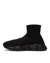 schwarze hohe Sneakers von Balenciaga