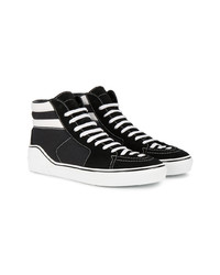 schwarze hohe Sneakers von Givenchy