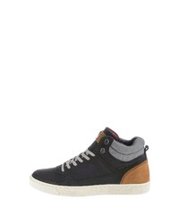 schwarze hohe Sneakers von Bullboxer