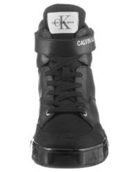 schwarze hohe Sneakers von Calvin Klein