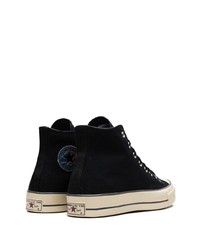 schwarze hohe Sneakers von Converse