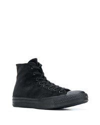 schwarze hohe Sneakers von Converse