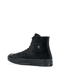 schwarze hohe Sneakers von Converse