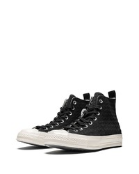 schwarze hohe Sneakers von Converse