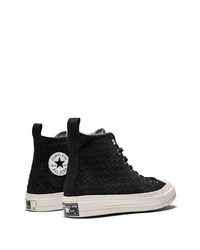 schwarze hohe Sneakers von Converse