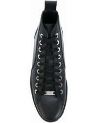 schwarze hohe Sneakers von Jimmy Choo