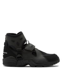 schwarze hohe Sneakers von Comme Des Garcons Homme Plus