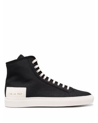 schwarze hohe Sneakers von Common Projects