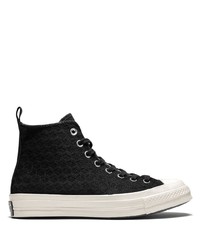 schwarze hohe Sneakers von Converse