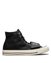 schwarze hohe Sneakers von Converse