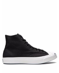 schwarze hohe Sneakers von Converse