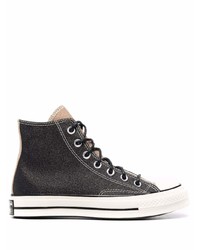 schwarze hohe Sneakers von Converse