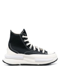 schwarze hohe Sneakers von Converse