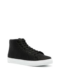 schwarze hohe Sneakers von Moschino