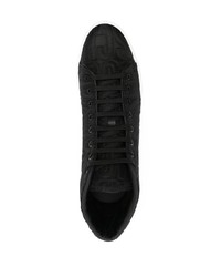 schwarze hohe Sneakers von Moschino