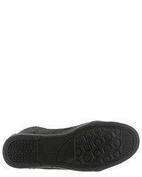 schwarze hohe Sneakers von Diesel