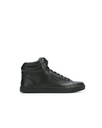 schwarze hohe Sneakers von Dolce & Gabbana