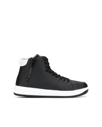 schwarze hohe Sneakers von Ea7 Emporio Armani