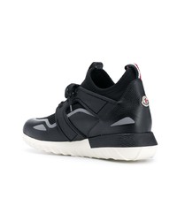 schwarze hohe Sneakers von Moncler