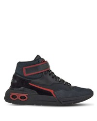 schwarze hohe Sneakers von Ferragamo
