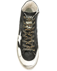 schwarze hohe Sneakers von Golden Goose Deluxe Brand