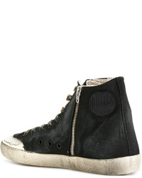 schwarze hohe Sneakers von Golden Goose Deluxe Brand