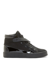 schwarze hohe Sneakers von Giuseppe Zanotti