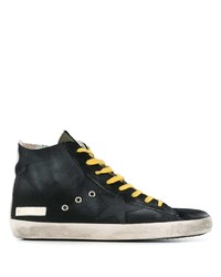 schwarze hohe Sneakers von Golden Goose