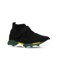 schwarze hohe Sneakers von Marni